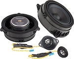 Ground Zero Set Auto-Lautsprecher Autolautsprecher 4" mit 50W RMS (2 Weg)