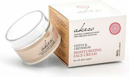 Akeso Moisturizing Face Cream Cistus & Crithmum Ενυδατική Κρέμα Προσώπου Ημέρας 50ml