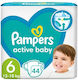 Pampers Tape Diapers Active Baby No. 6 for 13-1...