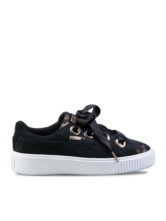 Puma Platform Kiss Artica Damen Sneakers Schwarz