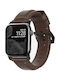 Nomad Traditional Λουράκι Δερμάτινο Brown/Black (Apple Watch 42/44/45mm/49mm)