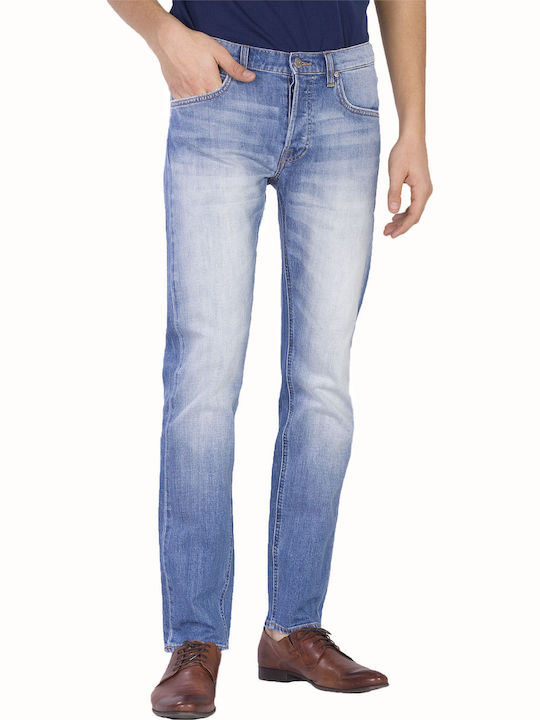 Daren Worn In Ανδρικό Παντελόνι Τζιν Ελαστικό με Regular Εφαρμογή Μπλε