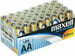 Maxell Baterii Alcaline AA 1.5V 32buc