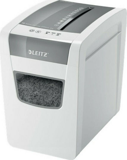 Leitz IQ Slim Home Office P4 Cross Cut 10-Sheet Paper Shredder