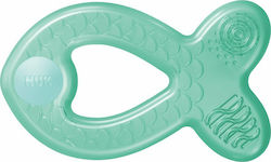 Nuk Fish Teething Ring with Gel made of Silicone for 3 m+ Green 1pcs