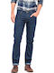 Daren Men's Jeans Pants Elastic with Slim Fit Blue