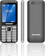 Blaupunkt FL 02 Dual SIM Mobile Phone with Buttons Gray