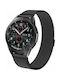 Λουράκι Ανοξείδωτο Ατσάλι Μαύρο (Galaxy Watch 42mm)