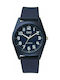 Q&Q Watch Battery with Blue Rubber Strap VS22J004Y