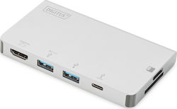 Digitus USB-C Docking Station με HDMI 4K PD (DA-70867)