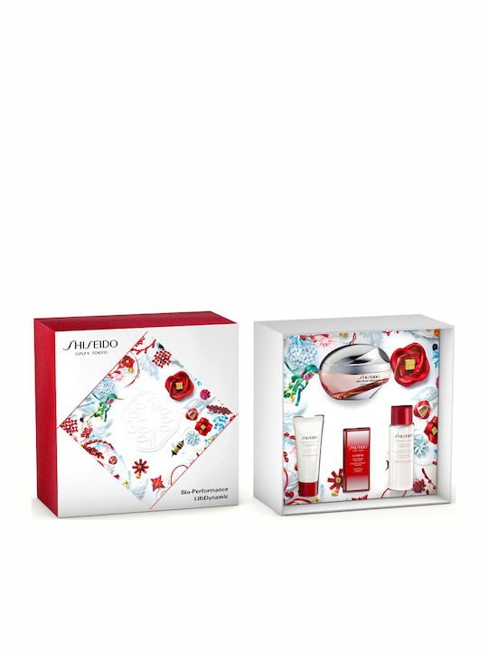 Shiseido Bio-performance Liftdynamic Cream Set Skin Care Set for Moisturizing & Facial Cleaning