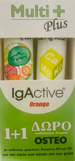 IgActive Multi Plus & Osteo Мултивитамин за Здравето на костите 2 x 20 ефервесцентни таблетки
