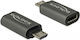 DeLock Μετατροπέας micro USB male σε USB-C female 1τμχ 65927