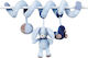 Nattou Spiral Toy for Crib and Stroller Bibou Bunny for 0++ Months