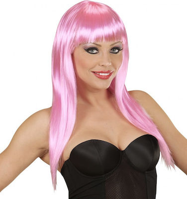 Carnival Wig Straight Pink