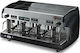 Wega Polaris EVD + SPIW-D Negru Mat Mașină De Espresso Comercială Cu 3 Grupuri 5.8kW L57xA45xÎ99.9cm