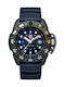 Luminox Scott Cassell Deep Dive 1550 Series Men's Watch 45mm Battery with Blue Rubber Strap
