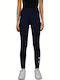 Adele Schulung Frauen Lang Leggings Hochgeschnitten Marineblau