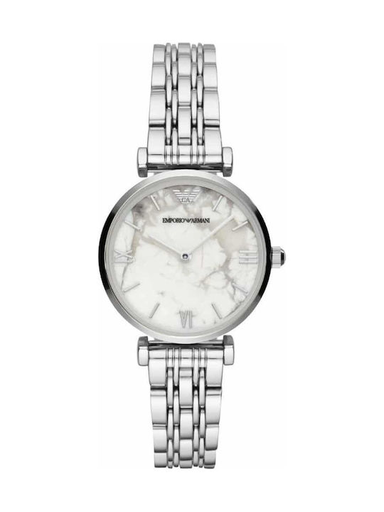 Emporio Armani Watch with Silver Metal Bracelet AR11170