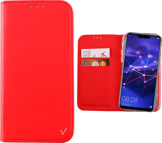 Volte-Tel Pocket Magnet Book Synthetic Leather Red (Huawei Mate 20 Lite)
