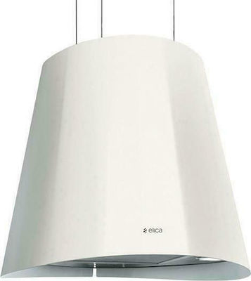 Elica Juno WH/F/50 PRF0071972B Island Hood Recirculating 50cm White