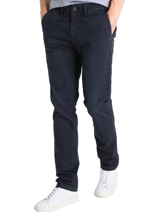 Sloane Ανδρικό Παντελόνι Chino σε Κανονική Εφαρμογή Navy Μπλε