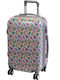 A2S Paisley Kabinenkoffer Hart Mehrfarbig mit 4 Rädern Höhe 55cm