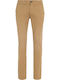 Sloane Trousers Chino Elastic in Regular Fit Brown