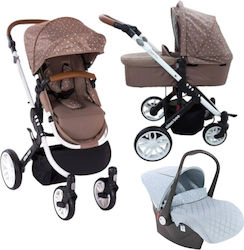 Kikka Boo Combi Stroller Dotty 3 in 1 With Extra