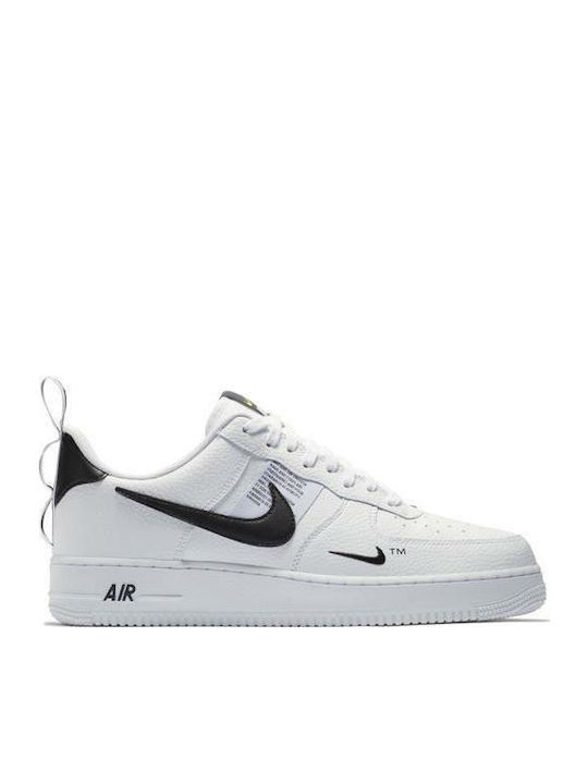 Nike – Air Force 1 '07 LV 8 Fiber – Sneaker in Leinenweiß/Grau