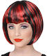 Carnival Wig Straight Red for Halloween