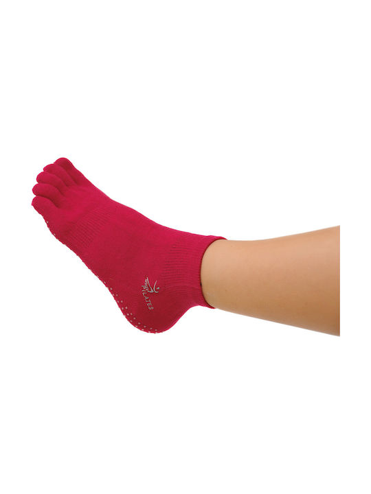 Sissel Κάλτσες για Yoga/Pilates Κόκκινες 1 Ζεύγος