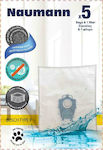 Naumann Type P 908064766 Vacuum Cleaner Bags 5pcs Compatible with Siemens Vacuum Cleaners