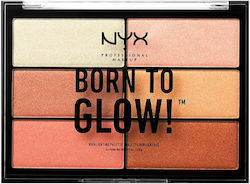 Nyx Professional Makeup Born To Glow Highlighting Palette 161gr