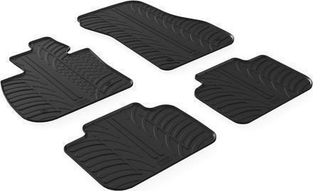 Lampa Set of Front and Rear Mats 4pcs Tray Type for BMW X2 2018 Black
