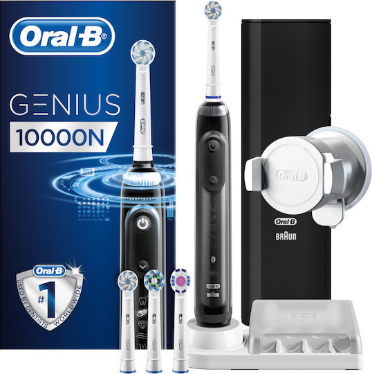 Oral-B Genius 10000N Electric Toothbrush with Timer, Pressure Sensor and Travel Case