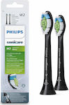 Philips Sonicare W2 Optimal White Standard Ανταλλακτικές Κεφαλές για Ηλεκτρική Οδοντόβουρτσα HX6062/13 2τμχ