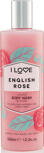 I Love Cosmetics English Rose Body Wash Κρεμώδες Αφρόλουτρο & Άρωμα Τριαντάφυλλο 360ml