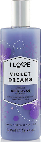 I Love Cosmetics Violet Dreams Körperwäsche Gel & Duft Jasmin 360ml