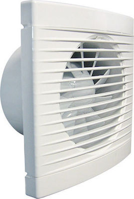 Dospel Play Classic 100 S Wall-mounted Ventilator Bathroom 100mm White