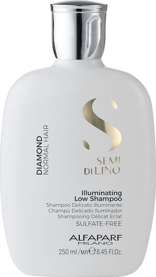 Alfaparf Milano Professional Alfaparf Semi Di Lino Diamond Illuminating Σαμπουάν Αναδόμησης/Θρέψης & Διατήρησης Χρώματος για Όλους τους Τύπους Μαλλιών 250ml