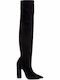 Sante Over the Knee High Heel Women's Boots Black