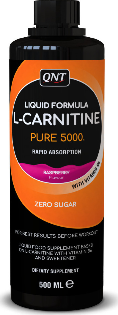 QNT L-Carnitine Pure 5000 Liquid 500ml Φράουλα - Skroutz.gr