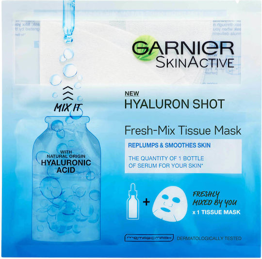 Garnier SkinActive Hyaluron Shot Face Αnti-aging Mask 33gr