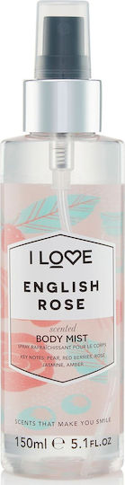 I Love Cosmetics I love English Rose Мист за тяло 150мл