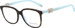 Tiffany & Co Plastic Eyeglass Frame Brown Tortoise 2111B 8134 Tiffany & Co Plastic Eyeglass Frame Brown Tortoise 2111B 8134