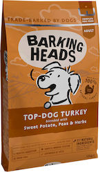 Barking Heads Top-Dog Turkey 12kg Hrană Uscată fără Cereale pentru Câini Adulți cu Curcan