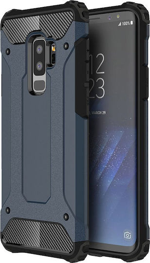 Hurtel Plus Synthetic Back Cover Durable Navy Blue (Galaxy S9+)