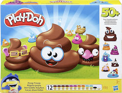 Hasbro Play-Doh Plasticine - Game Poop Troop for 3+ Years, 6pcs E5810