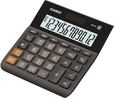 Casio MH-12 Calculator 12 Cifre în Culoarea Negru